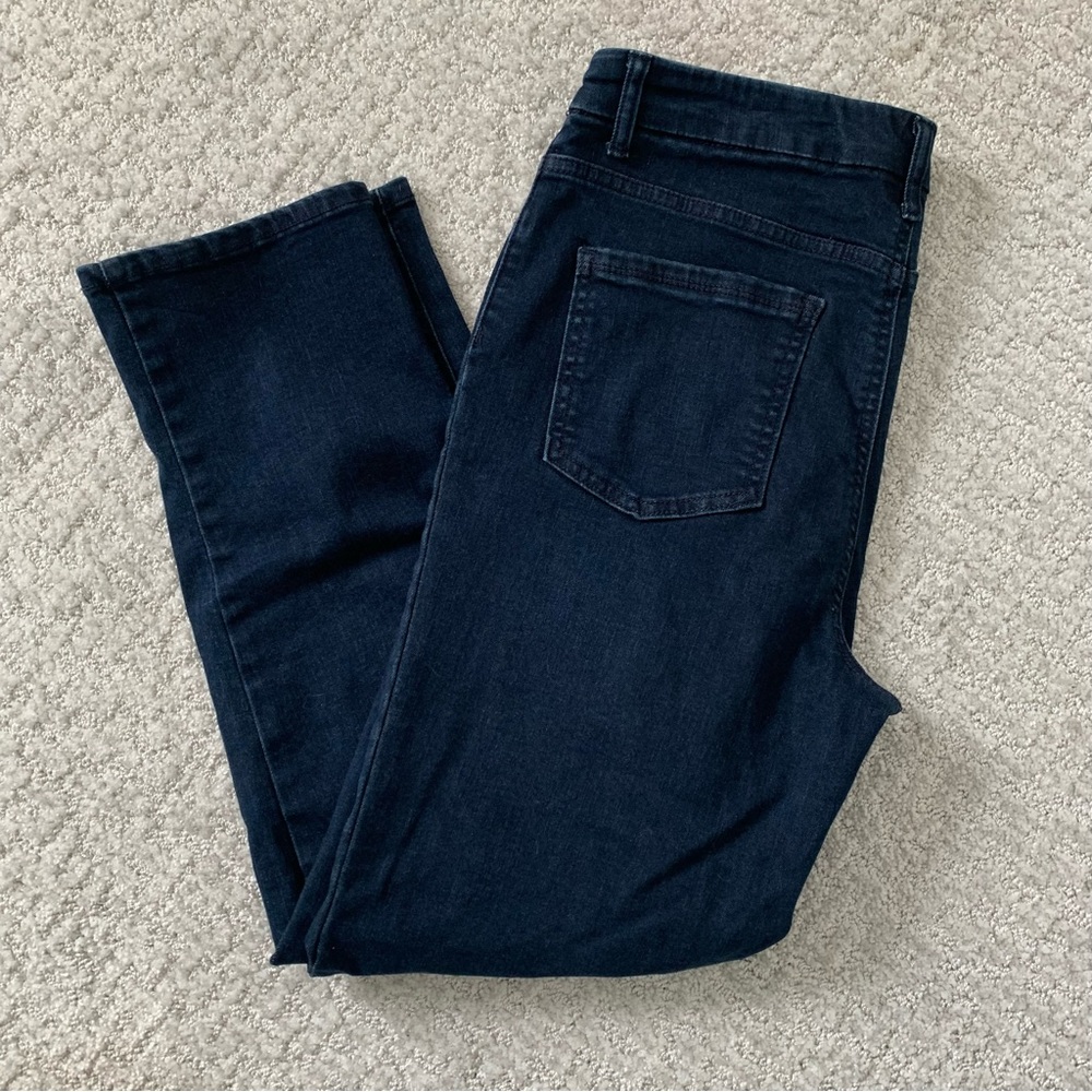 Time and Tru Dark Blue Straight Leg Jeans